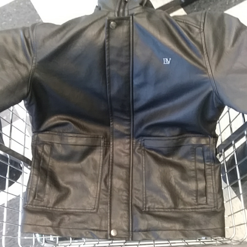 Botegga veneta italian Leather jacket with hood